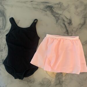 Black and Pink Kids Dance Set